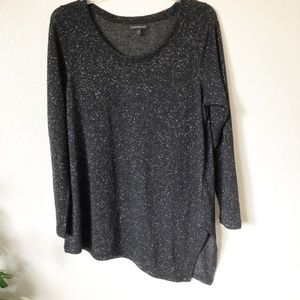 LANE BRYANT Womens Plus Sweater 18/20 Black/Silver